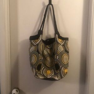 Button shoulder, hobo, tote bag